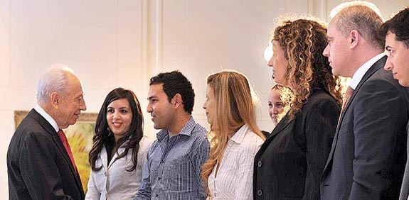 שמעון פרס / צלם: מארק ניימן לעמ